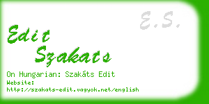 edit szakats business card